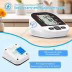 CardioVantage Blood Pressure Monitor for Home Use, Upper Arm Blood Pressure Machine with Large Cuff (8.7’’-16.5’’), Automatic BP Cuff with Large Screen, 2 User, 198 Memories