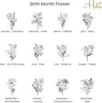Hilis Personalized Gift Custom Mouse Pad, Personalized Birth Flower, Color and Name. Gaming Office Work Desk Mat, 4 Sizes Mousepad, Office Supplies & Desk Accessories