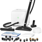 Dupray Neat Steam Cleaner with 27-Piece Accessory Kit – High-Performance Chemical-Free Cleaning for Floors, Cars, Tiles, and More, *Kills 99.9% of Bacteria & Viruses (incl. x16 assorted brushes)