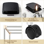 Uten Clothes Dryer Machine, Laundry Drying Wardrobe with Timer, Electric Clothes Drying Rack and Dryer for Apartments, Home