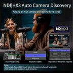Zowietek PTZ Controller (NDI|HX3 Support) 7D Joystick Keyboard, ZowieKBD, HDMI Output, 5'' LCD Quad-View Real-time Display, Automatic Camera Detection, Group Control, ZowieEcosystem, Tally, Audio Out