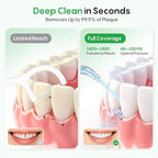 FRESKO Water Dental Flosser with Constant Pressure Technology - Portable Electric Flosser with 50-Day Battery, 10oz Tank, IPX7 Waterproof, 4 Modes & 5 Tips for Deep Oral Clean
