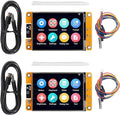 AITRIP 2 Pack ESP32 Development Board ESP32-2432S028R WiFi Bluetooth 2.8 Inch 240X320 Smart Display TFT Module Touch Screen for Arduino