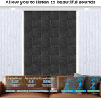 BSHEAD 16 Pack Large Fold Soundproof Wall Panels,12 x 12 x 0.47 in Sound Proof Foam Panels for Walls, 1.2lb/ft³ High Density, Thicker 0.47in, Acoustic Panels, Sound Dampening Panels Gray