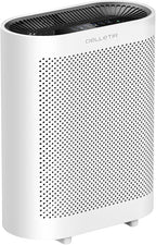 DELLETIR Office Air Purifier with 3-in-1 HEPA Filter Desktop Air Cleaner for Smoke, Dust, Pet Dander, HEPA Air Purifier for Home and Bedroom (EPI810)