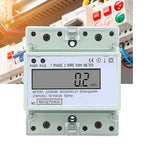 ANKROYU DDS546 Single Phase Energy Meter, Rail Digital Electric Consumption Meter, Anti Impact Residential Energy Meter for Energy Consumption Measurement