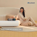 Hournor Digital Clock for Bedroom, Digital Wall Clock for Living Room Decor, Desk Table Clocks, Digital Clock Large Display, Bedroom Smart Alarm Clock for Office White Blue
