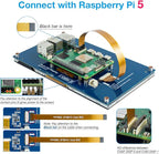 Hosyond 7 Inch Touchscreen IPS DSI Display Compatible with Raspberry Pi 5/4/3, 800x480 Pixel Capacitive Screen MIPI Driver-Free Interface