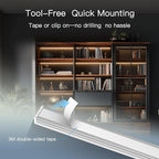 V4light Plug in Under Cabinet Lighting, 6 Pack 12 Inch Ultra-Slim LED Light Bars, Smart App/Voice/Remote Control, Works with Alexa, Dimmable & CCT Adjustable, 5W/Bar, for Kitchen, Closet, Counter