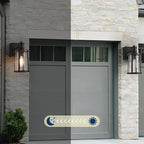 JOKAONOTL Dusk to Dawn Motion Sensor Outdoor Light with GFCI Outlet Waterproof Outside Porch Light Exterior Lighting Fixtures for House Garage Front Door,Bulb Included,12.5 "H,1PC