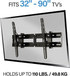 SANUS Vuepoint Extend + Tilt TV Wall Mount for TVs 32"-90" up to 110 lbs
