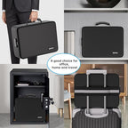 ENGPOW File Organizer Bag with 13 Pocket Accordion File Folder, Fireproof Document Organizer with Lock& Labels,Multi-Layer Portable Home Travel Safe Storage Box for Important Documents,Files and More