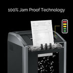 Fellowes Powershred 425Ci 100% Jam Proof Commercial Grade 30-Sheet Cross-Cut Paper Shredder, TAA Compliant (38425), Black