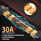 Magiclifee Upgrated XT60 Male to Female Connector Adapter,XT60 Connector No Wire Adapter for Energy Storage Power,Outdoor Power, Compatible with RC Drones, Toy Cars Boat etc
