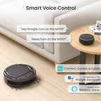 Lefant M210 Pro Robot Vacuum, 4000Pa Suction, 200 Mins Runtime, Quiet, Ultra-Slim, Self-Charging Robotic Vacuum Cleaner, WiFi/App/Alexa Control, Ideal for Pet Hair & Hard Floors