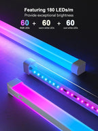 Smart LED Strip Lights with Covers 16.4ft, ‎RGB+WW+CW Strip Light Compatible with Alexa, Cove Lighting with Diffuser Channel, Decor for Under Cabinet, Skirting Lines, Bedroom, Studio