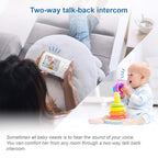 VTech VM3252 No WiFi Video Baby Monitor - 2.8" Screen, 1000ft Long Range, Auto Night Vision, 2-Way Talk, Temperature Sensor, Lullabies