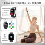 Smart Watches for Men Blood Pressure, DA GPT AI Waterproof Smartwatch, 1.9" AMOLED Display, 24/7 Heart Rate, Blood Oxygen, Stress Sleep Monitor, 123 Sports Fitness Tracker, Compatible Android and iOS