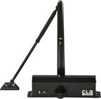 CLG HARDWARE Medium/Heavy Duty Commercial Door Closer DC7016 - Surface Mounted, Grade 1- ADA & UL 3 Hour Fire Rated, Adjustable Size 1-6 for Entrances & Aluminum Storefronts - US10B Dark Bronze