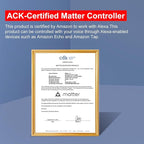 GLEDOPTO Alexa Connect Kit Matter LED Strip Light Controller RGBCCT PWM Dimming Work with Matter Echo Device Zero Touch Pairing Easy Wiring for RGBCCT Analog Strip Light (Matter Hub Require)