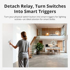 SONOFF MINI Duo-L Zigbee Smart Switch – No Neutral Wire, Zigbee 3.0, Dual Channel, Compact Design, Works with Alexa, Google Home