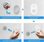 CallToU Wireless Caregiver Pager Call Button with USB Caregiver Pager, Medical Nurse Alert System Alarm and Panic Button 600+ Feet for Elderly Monitoring, Alert Button for Seniors at Home (CC06W 1-1)