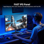 KTC 24 inch 190Hz/180Hz Gaming Monitor,HDR 400 Fast IPS Screen,FHD 1080P Monitor, 133% sRGB,AdaptiveSync,1ms Response Time,HDMI *2&DP*1,Tilt Adjustable, Eye Care