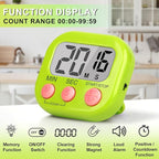 ZILLEEN Classroom Timer for Kids Teachers 2 Pack Digital Timers, White & Green
