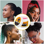 16 OZ Big Capacity Strong Hold Smoothing Gel for Twist, Locs, Braids, Edge, Cornrows - No Flake, Tames Frizz, High Shine, Easy to Use Braiding and Edge Control Gel