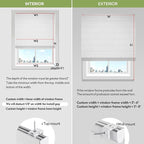 ZSTARR Smart Roman Shades Rechargeable Motorized Blinds with Remote Full Blackout Roman Window Shades Plain Fold Soft for Doors Bedroom, Custom Size (White)
