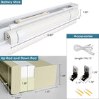 SmartWings Motorized Cellular Shades, Honeycomb Blinds Compatible with Zigbee/Alexa/Z-Wave/Homekit, Wireless Remote Control for Smart Home and Office in Customized Size,100% Blackout Cream