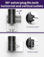 Sujeet Purple Night Light, Plug in Wall Light with Sensor, Adjustable Brightness, Dimmable Night Light Decorative for Christmas, Holiday, Home Decor, Party Decor