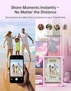 Divoom Times Frame-10.1" WiFi Digital Picture Frame with 64GB, Free App with No Subscription Fees, Supports Uploading Photos/Videos/Calendars/Weather/Sports Scores and Various AI DIY Content