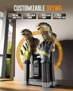 POPCHOSE Heavy-Duty Boot Dryer, Upgraded Shoe Dryer Helps Reduce Odor, Glove & Boot Warmer, Silent & Adjustable Timer