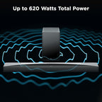 TCL Q75H 5.1.2 Sound Bar with Wireless Subwoofer for Smart TV | Dolby Atmos DTS:X Auto Room Calibration | 620W Power Bluetooth Home Theater Speaker | App Control & Remote Control | Latest Model