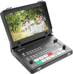 MOVMAGIC MF10 10.1 Inch 5CH Video Mixer with 2HDMI(4K60P) Input,PTZ,8-Layer Editing,Landscape & Portrait,Recording & Replay,USB 3.1,Video switcher for Live Streaming NDI(Optional) Upgradable