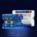 80W Vocie Playback Module,CH358D Low Lever Trigger 8MB DC 9-24V Sound Board with Case,Support USB Download,MP3 Hardware Decoding,10-Way Button One-to-One,8 Combined Playback for Industry Broadcast.
