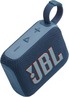 JBL Go 4 - Ultra-Portable, Waterproof and Dustproof Bluetooth Speaker, Big JBL Pro Sound with Punchy bass, 7-Hour Built-in Battery, Made in Part with Recycled Materials (Blue)