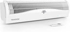 Vornado TRANSOM Window Fan with 4 Speeds, Remote Control, Reversible Exhaust Mode, Weather Resistant Case, Whole Room, Ice White