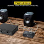 PROZOR 2(1)-in-1(2)-Out Amp Amplifier Speaker Switcher Selector, 2-Way Speaker switcher selector Box with A/B Switch and No External Power