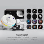 Ainael Galaxy Projector, Star Projectors Home Planetarium Space Ceiling Starry Sky Night Light with Light Strip, Meteor and Galaxy Projector & 2 Films Set for Kid Adult Gift