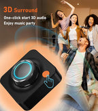 Bluetooth Receiver for Home Stereo, Bluetooth Adapter for Old Receiver with 3.5mm/Optical/COAXIAL Low Latency, 3D Surround Volume Control Wireless Audio Receivers, Support TF Card Playback KAIY