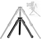 LEOFOTO Aluminum Mini Table Tripod, Weight 162g/0.35lb, Maxload 5kg/11lb, Foldable Stand, Compact Camera Spider Tripod, for Camera/Phone/Live Stream Light/Projector MT-03 Lightweight Version (MT-03S)