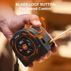 Laser Tape Measure 2-in-1, 197Ft Laser Distance Meter & 16Ft Digital Tape Measure, with LCD Display, Pythagorean Mode, Area/Volume Calculation, USB-C Rechargeable for Woodworking and Construction