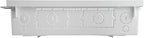 Legrand - OnQ 42 Inch Media Enclosure, Wifi Electrical Box, Cable Management Box for Distribution of Networking Service, Recessed Media Box Lets Signal Through, White, ENP4250-NA