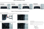 Amazon Basics Full Motion Articulating TV Wall Mount, with Swivel and Tilt, for 26" to 55" TVs and Flat Panels up to 80 Lbs, VESA Compatible, Black