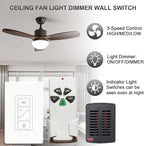 Humpptom Fan Remote Control Kit, 53T Small Size Receiver Ceiling Fan Remote Control Control for Hunter/Harbor Breeze/Westinghouse/Honeywell/Other Ceiling Fan Humpptom Mini Black