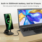 ELECROW 14 Inch Portable Monitor with Keyboard, Lapdock 1080P FHD IPS Display with Built-in Battery, USB C External Computer Monitors Compatible with Raspberry Pi, Phone, Mini PC, Mac, Game Console