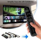SofaBaton U2 Universal Remote (with Backlight), All-in-One Smart Universal Remote Control with Customized APP for TV/Soundbar/DVD/Blu-ray/Projector and More, Macro Buttons & Extended Infrared Range