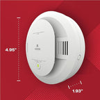 Kidde Smoke & Carbon Monoxide Detector, AA Battery Powered, LED Warning Light Indicators, 1 Pack